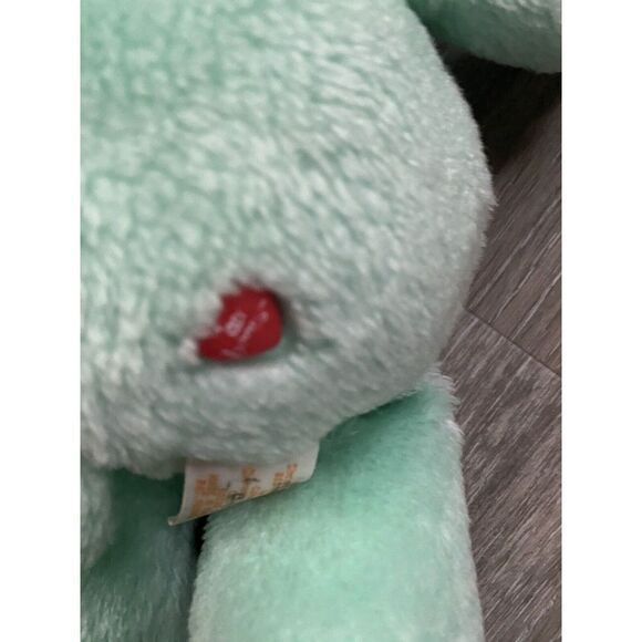 CARE BEARS GREEN BEDTIME BEAR MOON STAR STUFFED ANIMAL PLUSH TOY 1983 13” - Picture 9 of 12